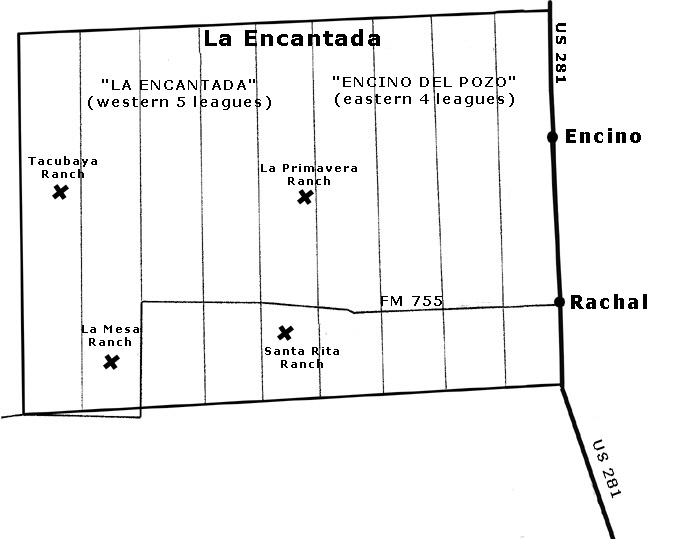 Map - La Encantada / Encino del Pozo